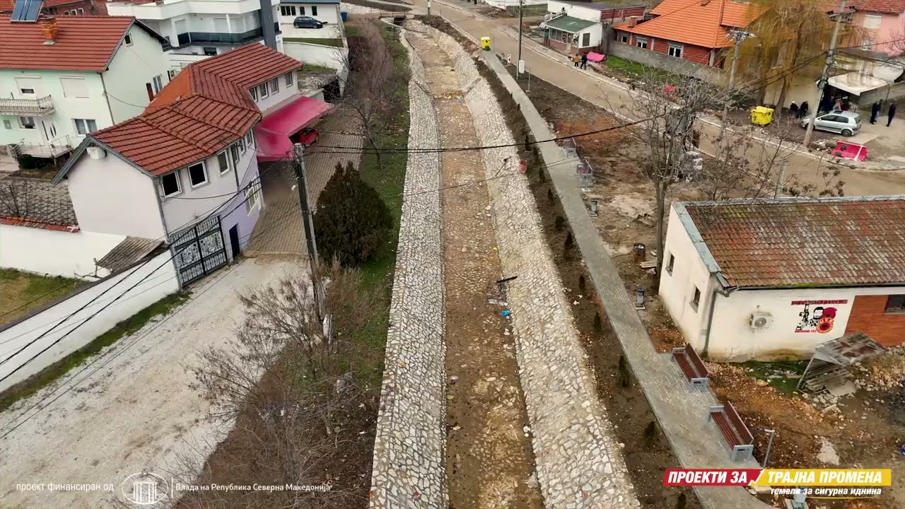 Регулација на речно корито на водотек Голем Дол во н.м. Оризари, општина Липково - ЗАВРШЕН ПРОЕКТ