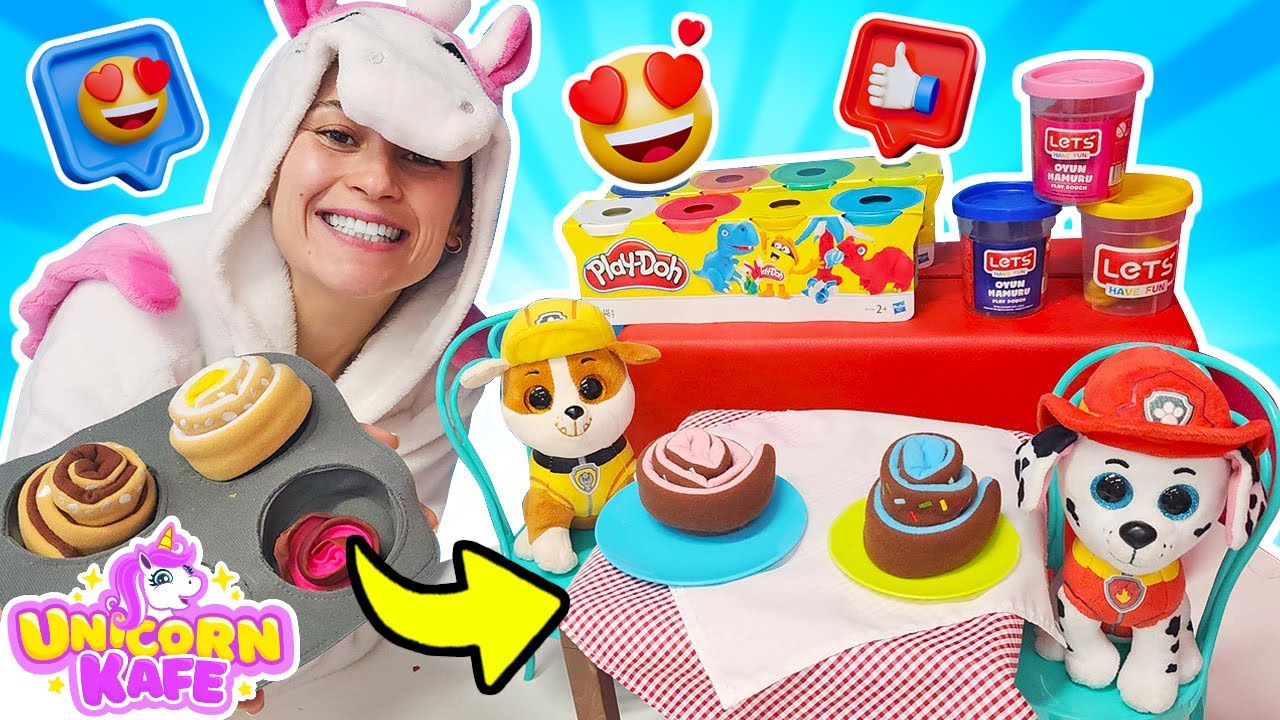Unicorn Kafe – YENİ BÖLÜM: Paw Patrol için ne yapacağız? Yemek yapma oyunları.