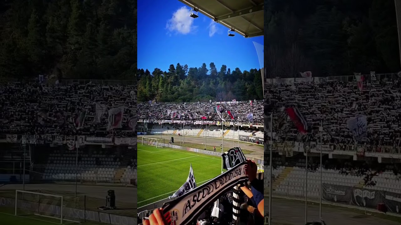 L’inno dell’Ascoli accende tutto il Del Duca 🔥⚪⚫