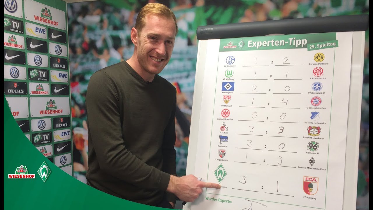 WIESENHOF: Werder Experten-Tipp 29. Spieltag 15/16