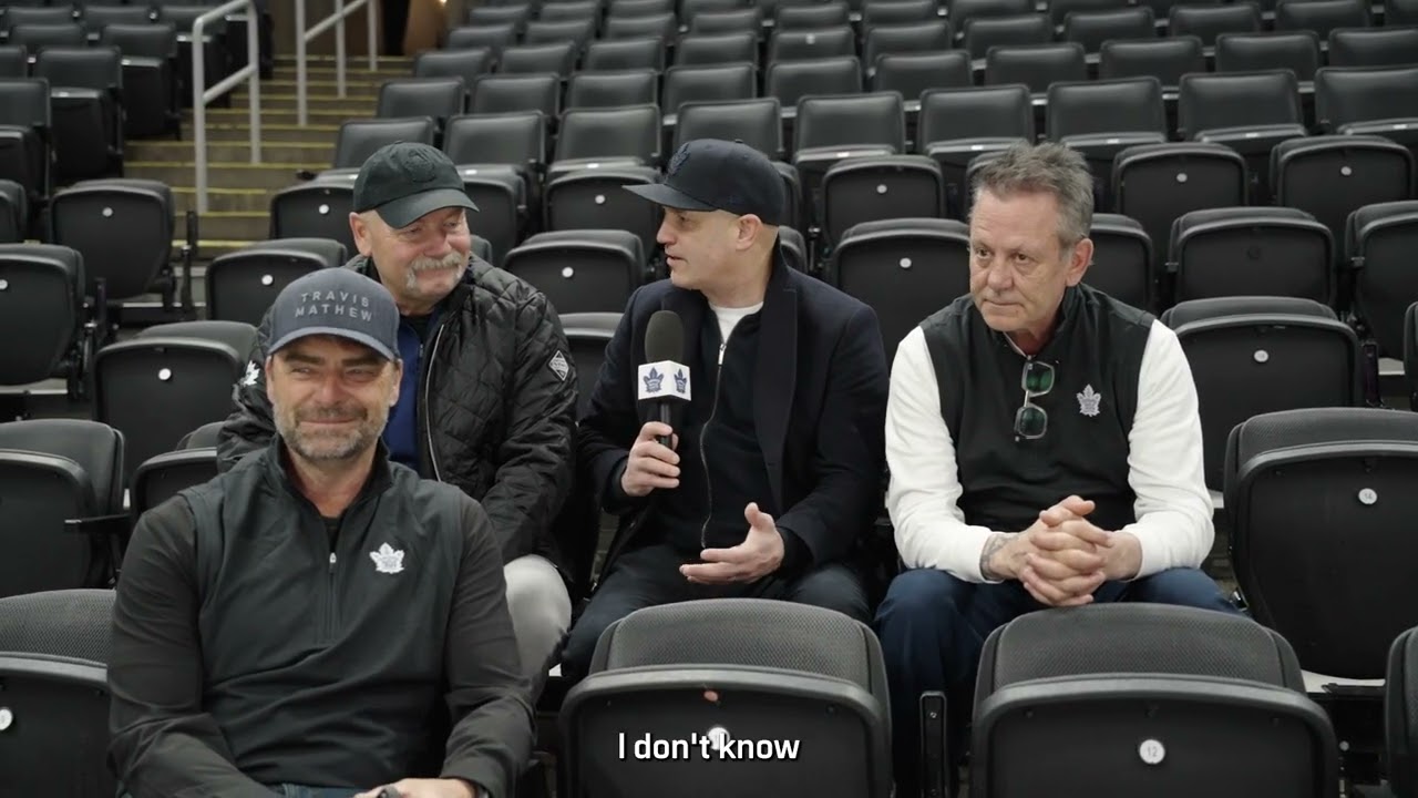 Wendel Clark, Doug Gilmour and Curtis Joseph speak with Ryan Leslie