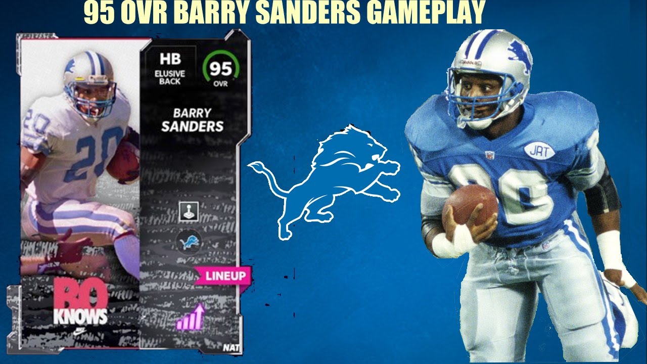 95 OVERALL BARRY SANDERS BO KNOWS GAMEPLAY!!  HUMAN JOYSTICK! Madden 22 Ultimate Team