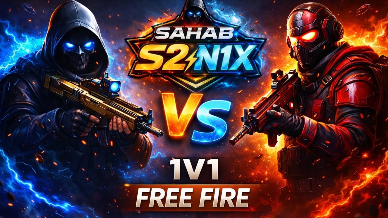 Sahab S2N1X vs Maxim 🔥 1v1 Clash | Free Fire Intense Battle