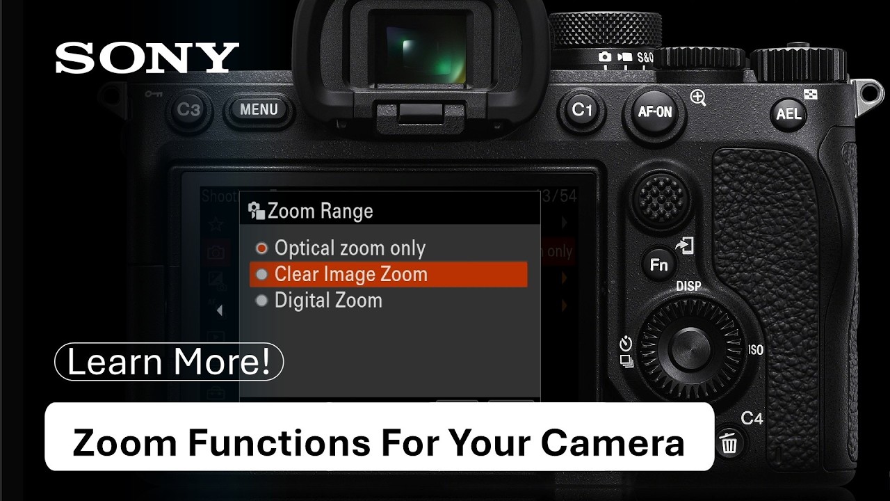 Функции масштабирования для вашей камеры Alpha | Sony Simplified
