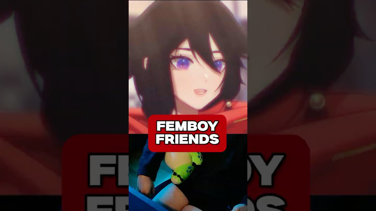 Femboy Friends #шорты #смешно #мило #аниме #мемы #youtube