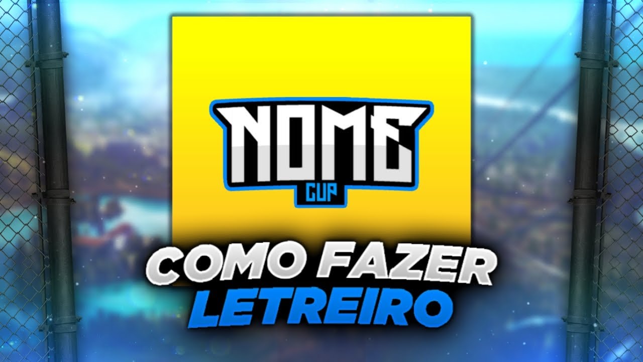 COMO FAZER LETREIRO E-SPORTS AVAN&Ccedil;ADO | MENO DZN