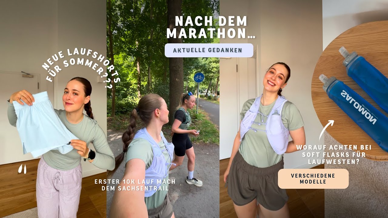 Nach dem Trail Marathon: aktuelle Gedanken, neue Laufshort? Und erster 10k Lauf nach der Pause