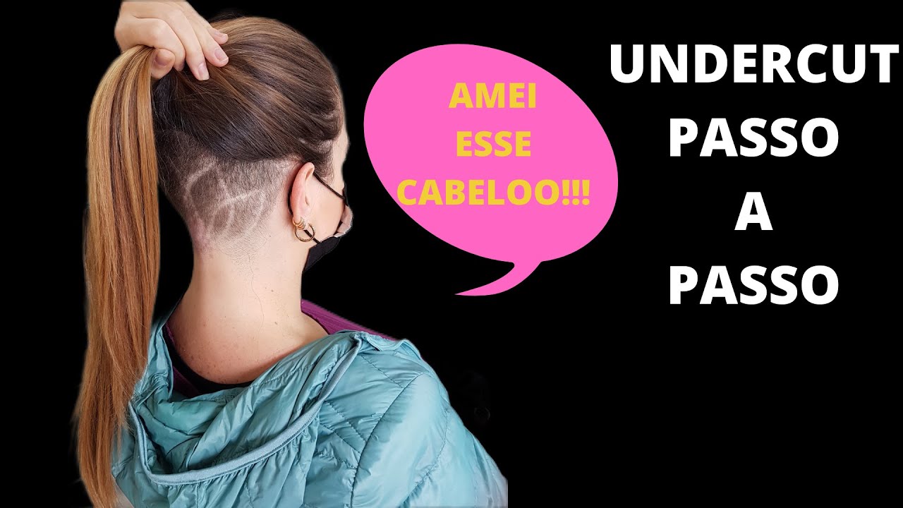 UNDERCUT, RASPAR A NUCA DO ZERO PASSO A PASSO PARA 2022 APRENDA UNDERCUT FEMININO DESDE A DIVISÃO