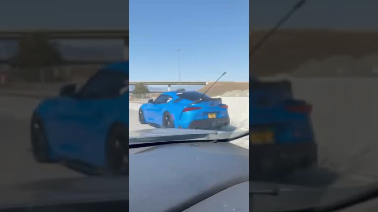 Toyota Supra A91 Edition cruising