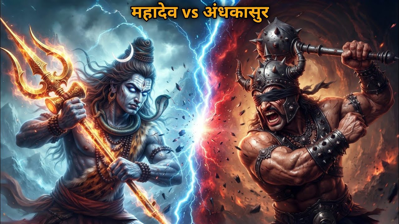 अंधकासुर की एक बूंद रक्त ने मचाया त्रिलोक में हाहाकार! | Mahadev VS Andhakasur | #andhakasura #shiv