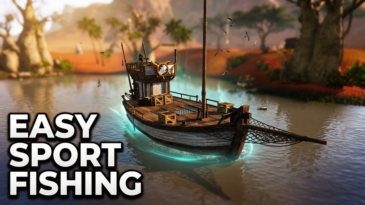 🐠 SPORT FISHING🐠EASY GOLD 🐠QUEST👉GUIDE👈  ARCHEAGE CLASSIC #archeage