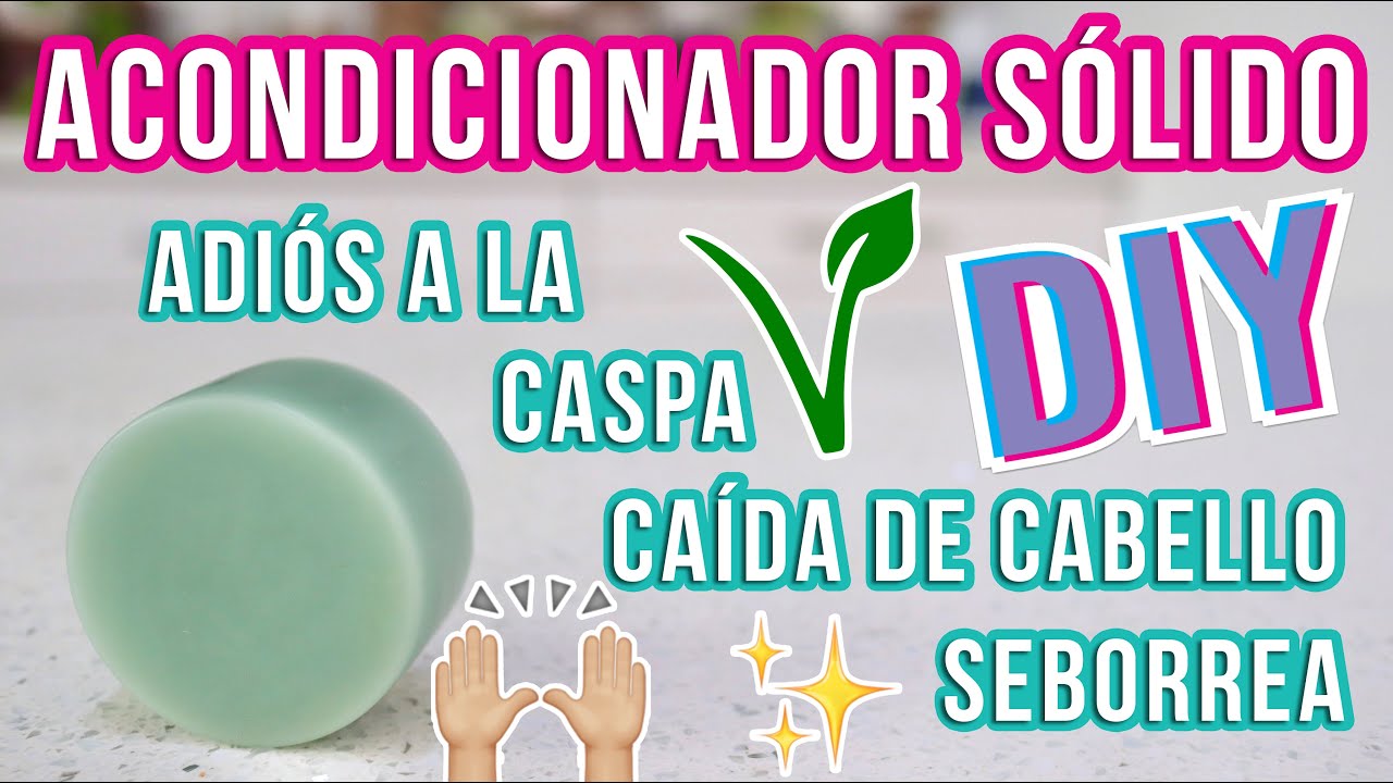 ACONDICIONADOR SÓLIDO DIY CONTRA CASPA Y CAÍDA DEL CABELLO - Mixi
