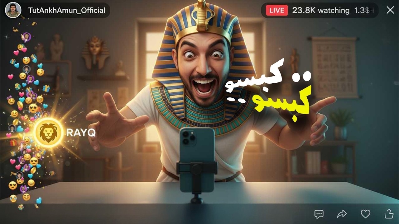 ازاي توت عنخ أمون كان أول بلوجر في التاريخ !  | رايق