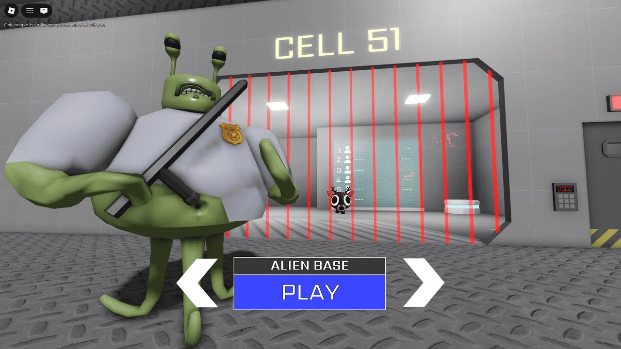 ESCAPE ALIEN PRISON RUN! Roblox Obby Gameplay Walkthrough No Death 4K