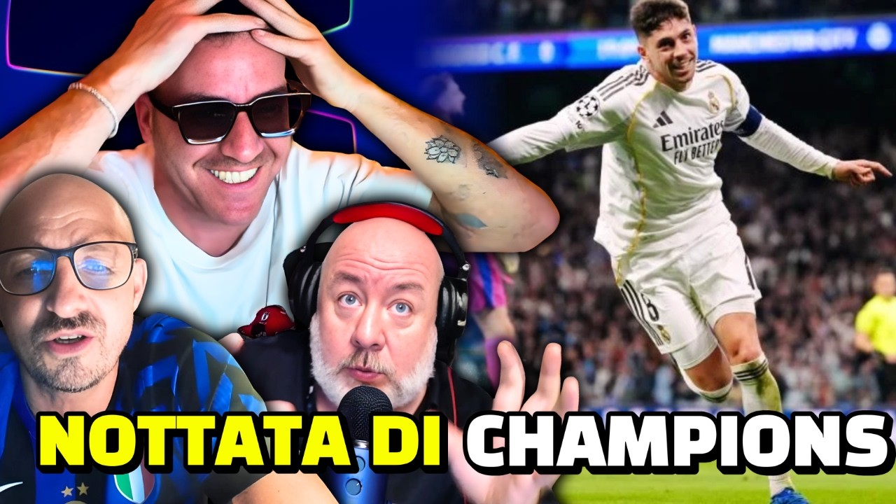 VALVERDE  SPEZZA IL CITY! KVARATSKHELIA PALLONE D'ORO! OCCHIO AL BODO! *CHAMPIONS LEAGUE*