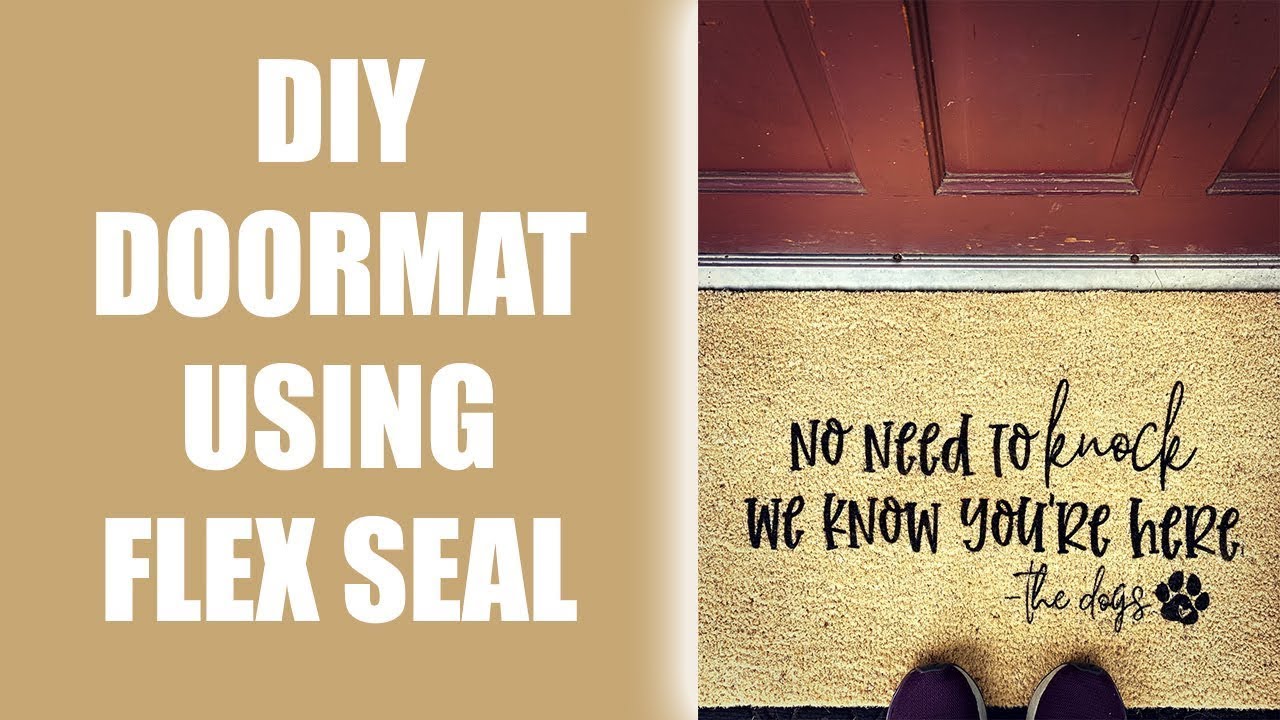 😎 Easy DIY DoorMat Using Flex Seal