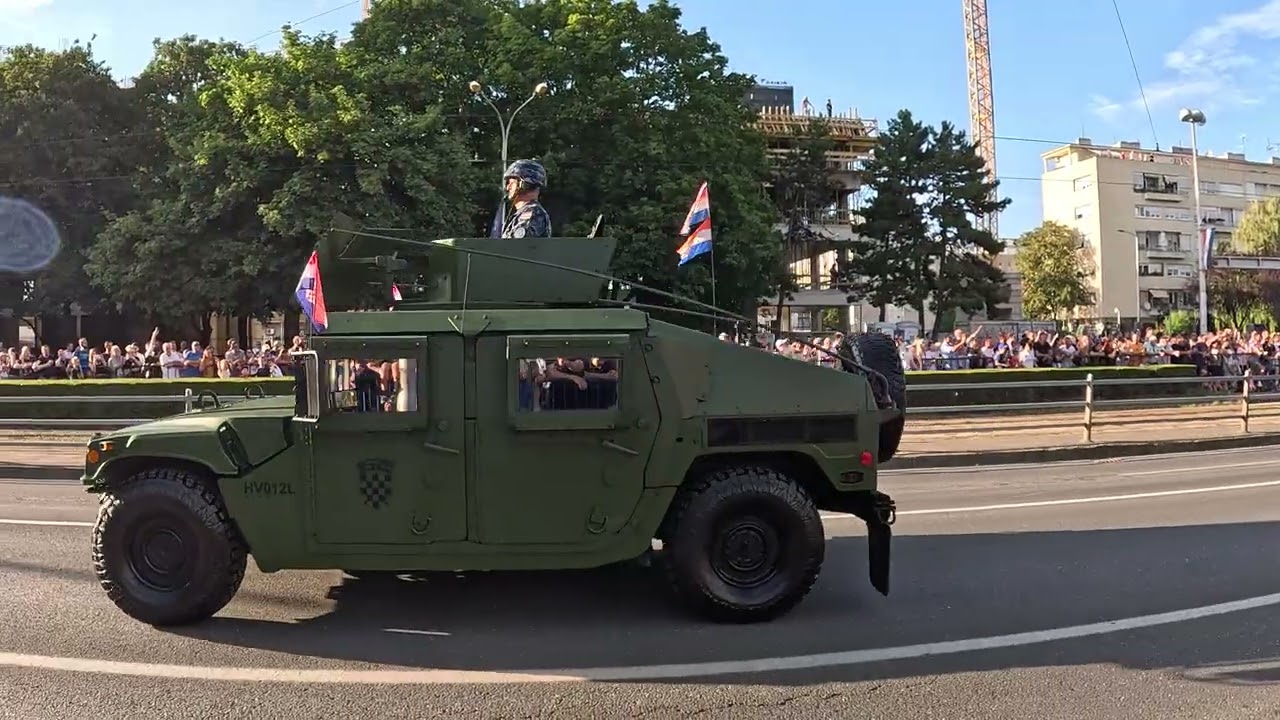 Vojni mimohod Zagreb Croatia 2025