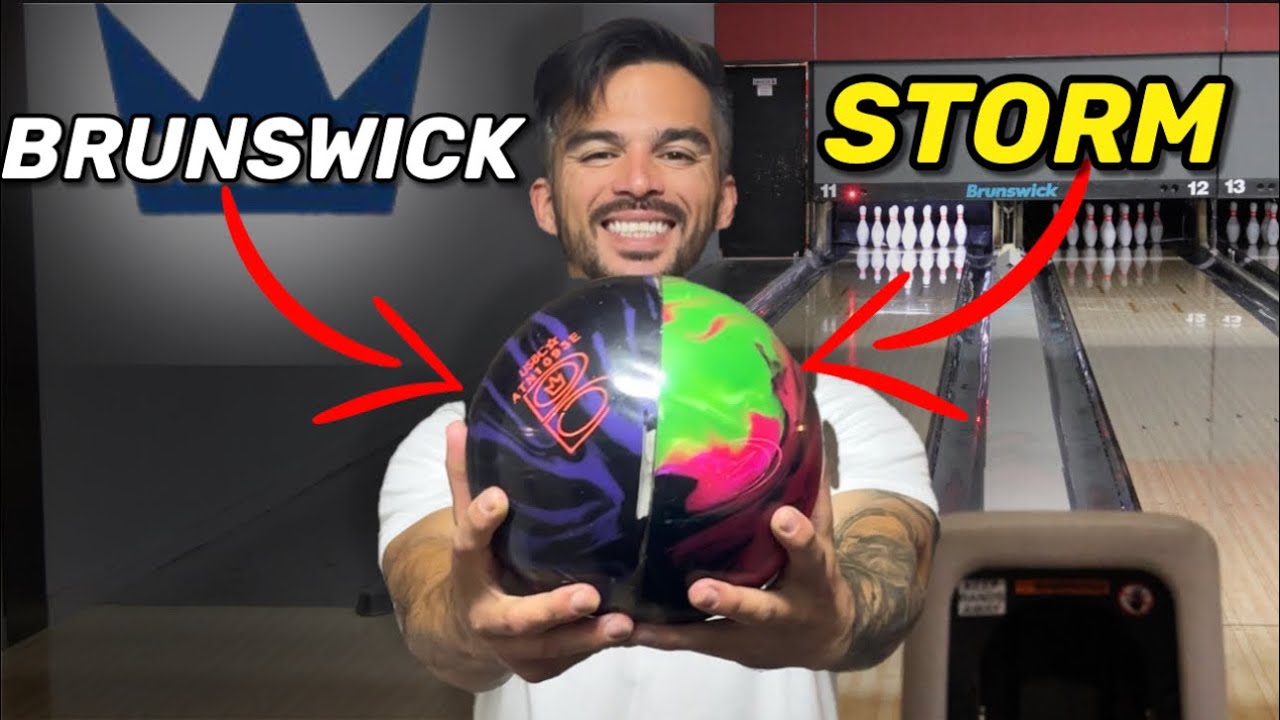 Я построил шар для боулинга Half STORM Half BRUNSWICK