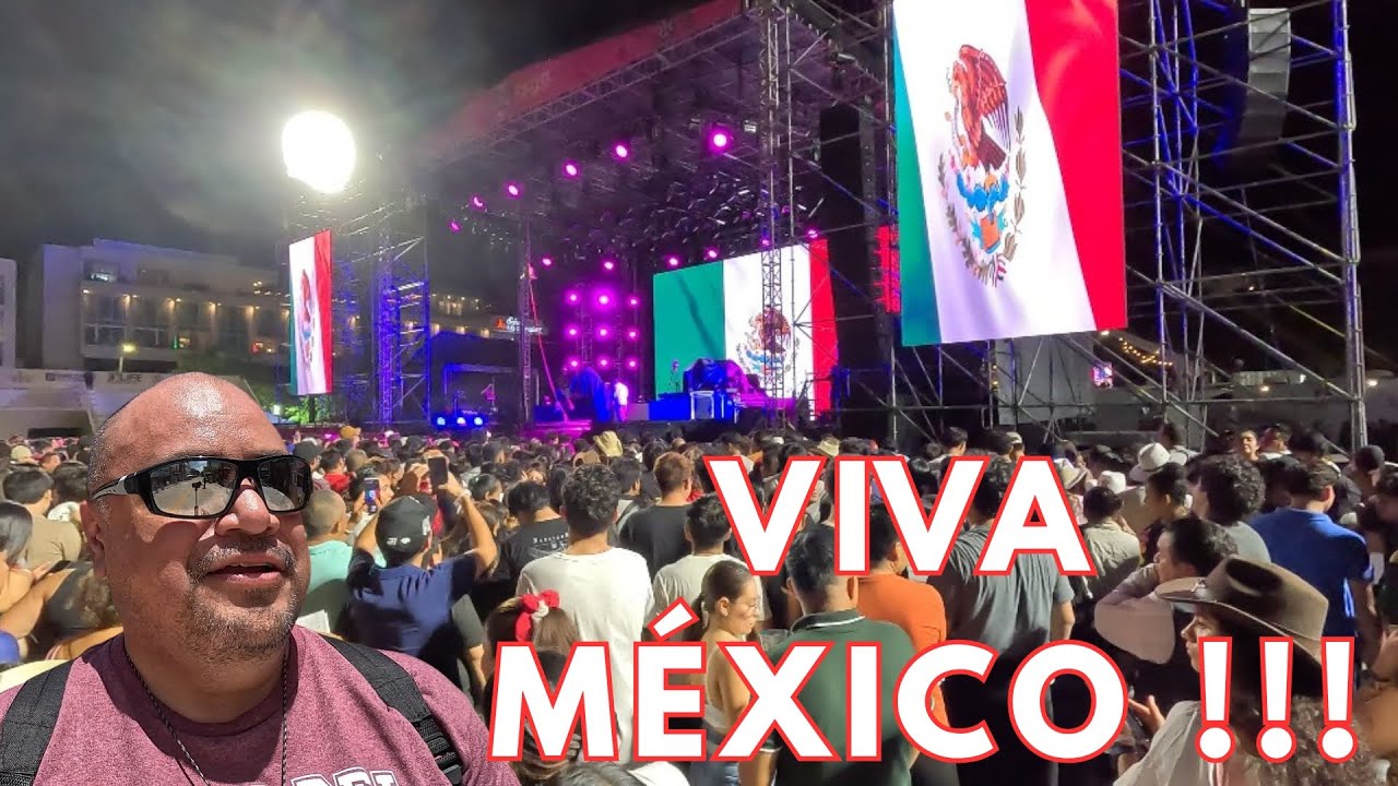 ASI SE VIVE EL DIA DE LA INDEPENDENCIA EN PLAYA DEL CARMEN 2025