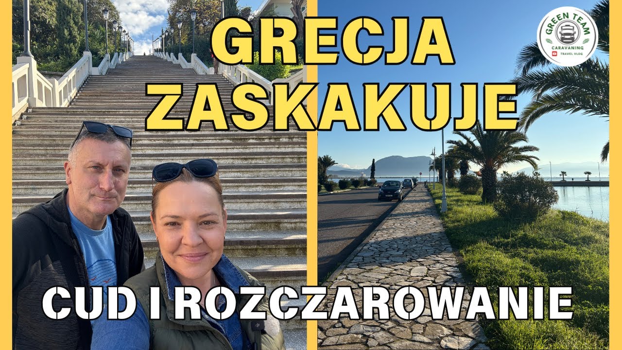 Grecja zaskakuje… Patras vs Missolungi | Kanał Koryncki i prom z Patras ⛴️ Grecja zimą kamperem🇬🇷