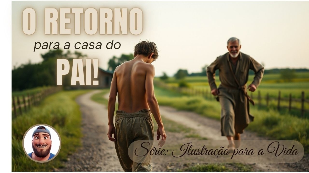 ✝️ 🙇🏻‍♂️🫂❤️ Série: Ilustração para a Vida | O Retorno para a Casa do PAI | #IPV003