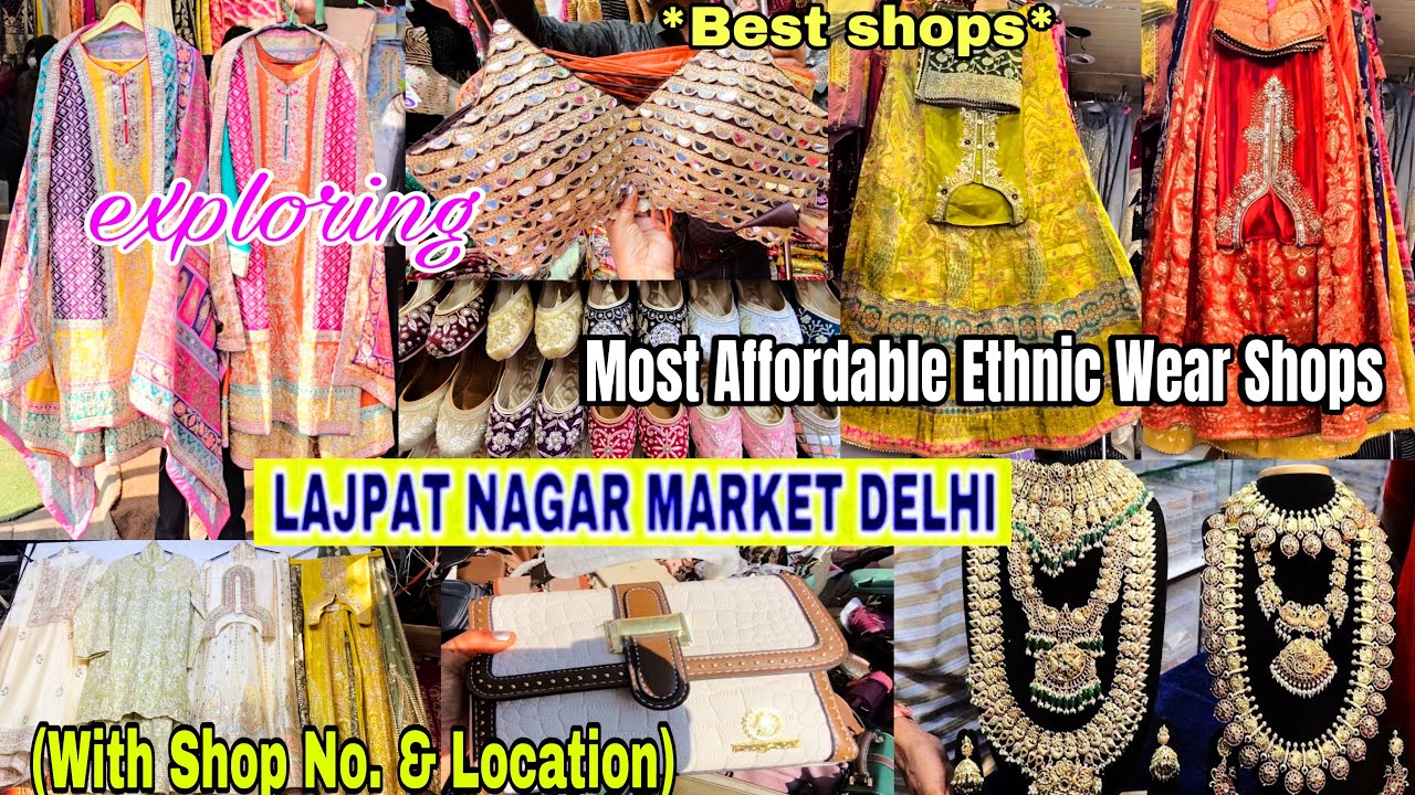 Lajpat Nagar Market Delhi✨| with shop No. |Latest Collection 2025 | Ethnic Wear😍|| Latest Video