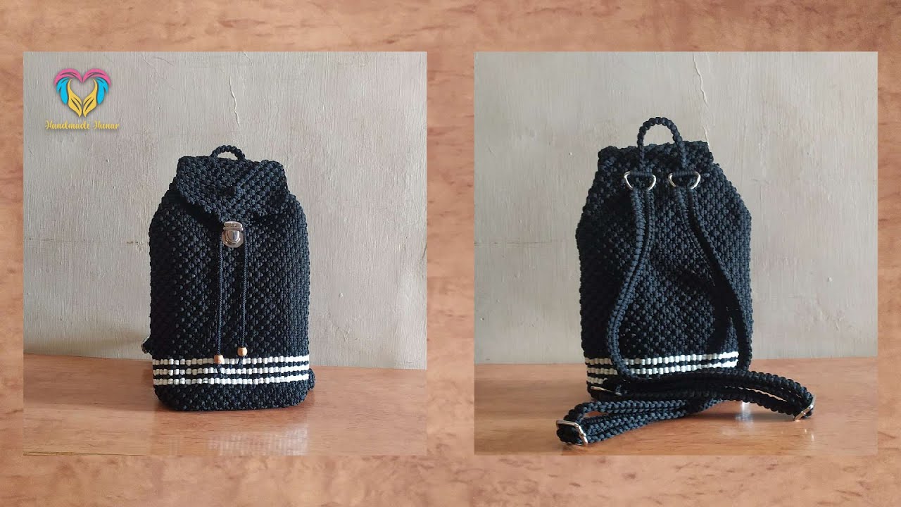 Macrame Backpack | DIY Macrame Backpack