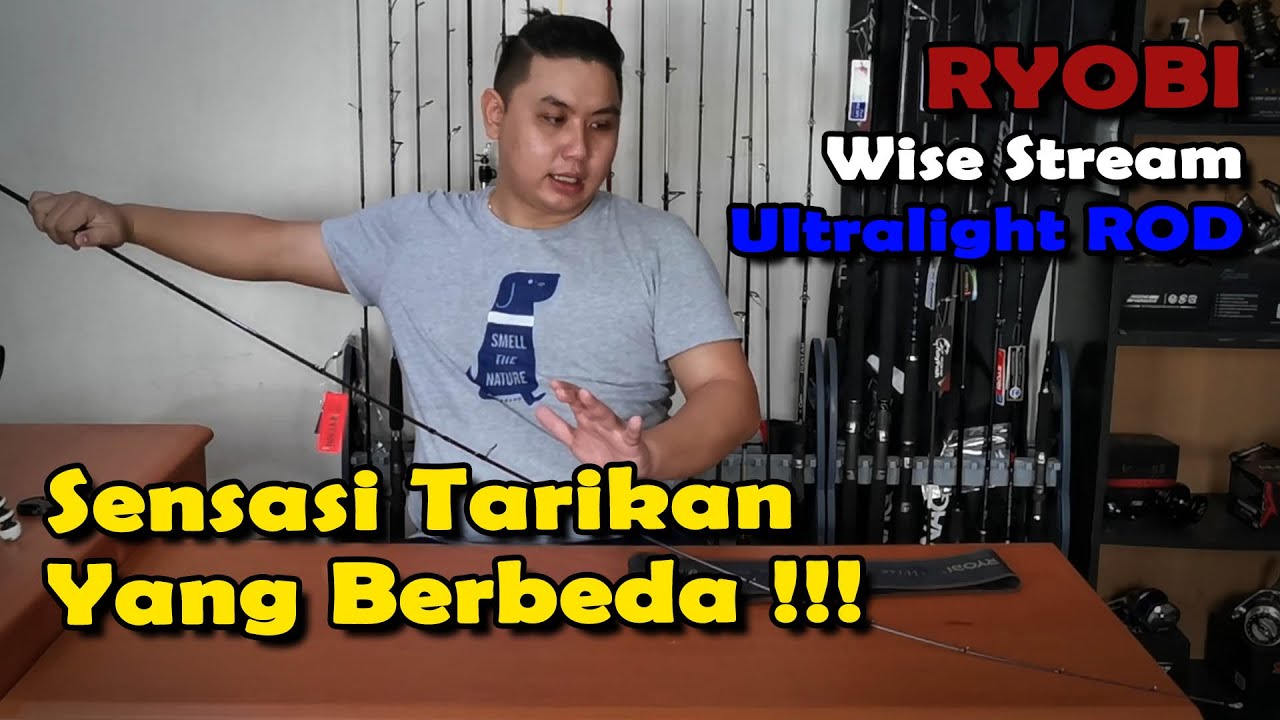 JORAN ULTRALIGHT Dengan SENSASI TARIKAN YANG BEDA? WAJIB COBA NIH ROD Dari RYOBI Wise Stream