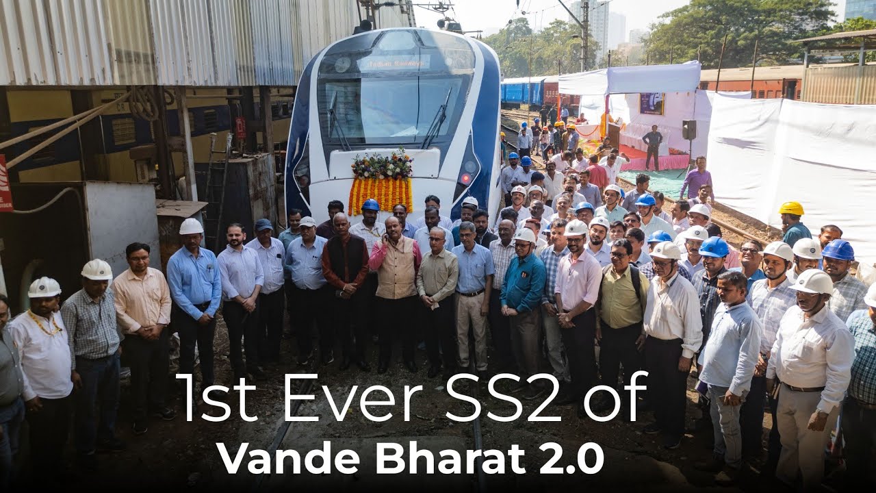 First ever SS2 maintenance of Vande Bharat carried out by Matunga Workshop