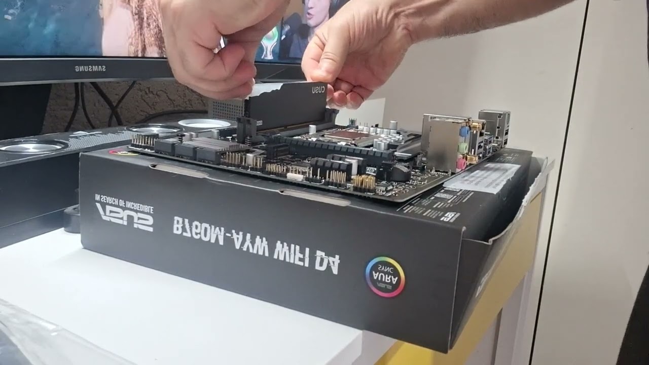 Instalando memoria cusu rgb do aliexpress 