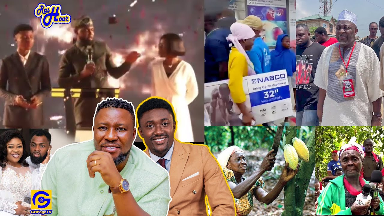 UPDATE: Rev Obofour shows off his first 2 children from his 1st marriage+Cocoa payment delays expose