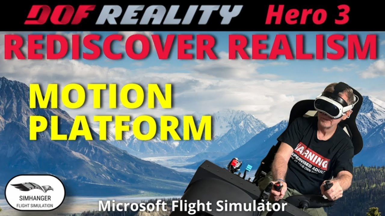Платформа движения DOF Reality H3 | Тангаж, крен и рыскание | Реализм по-новому!