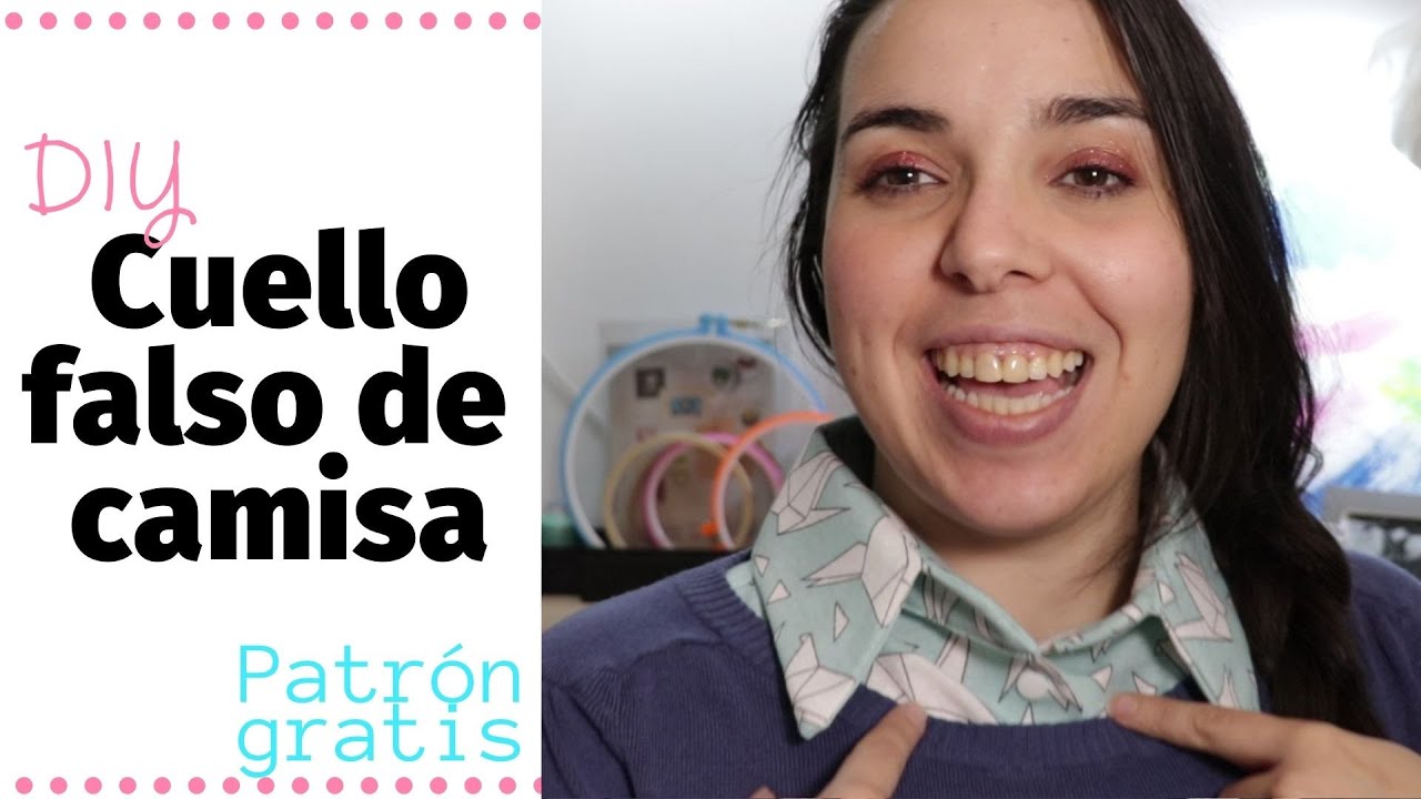#DIY - Cómo hacer un cuello falso de camisa | #Tutorial de #costura