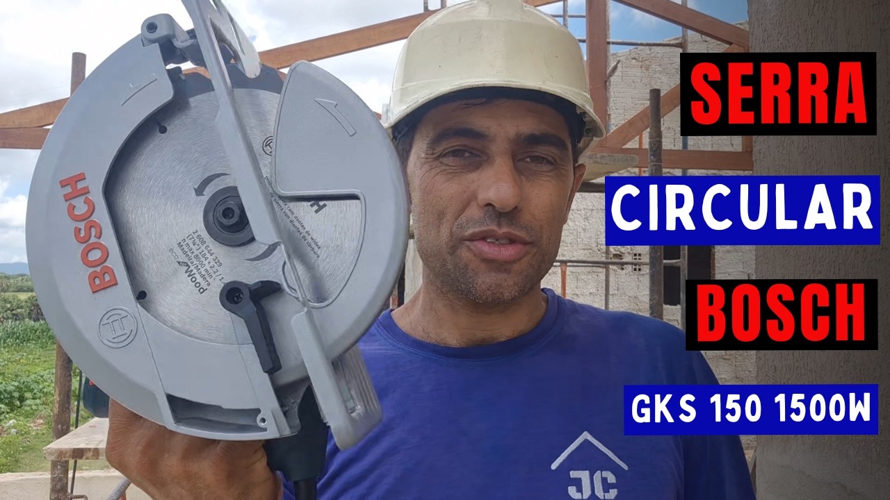 Serra circular Bosch GKS 150 1500W 220V: teste e review.