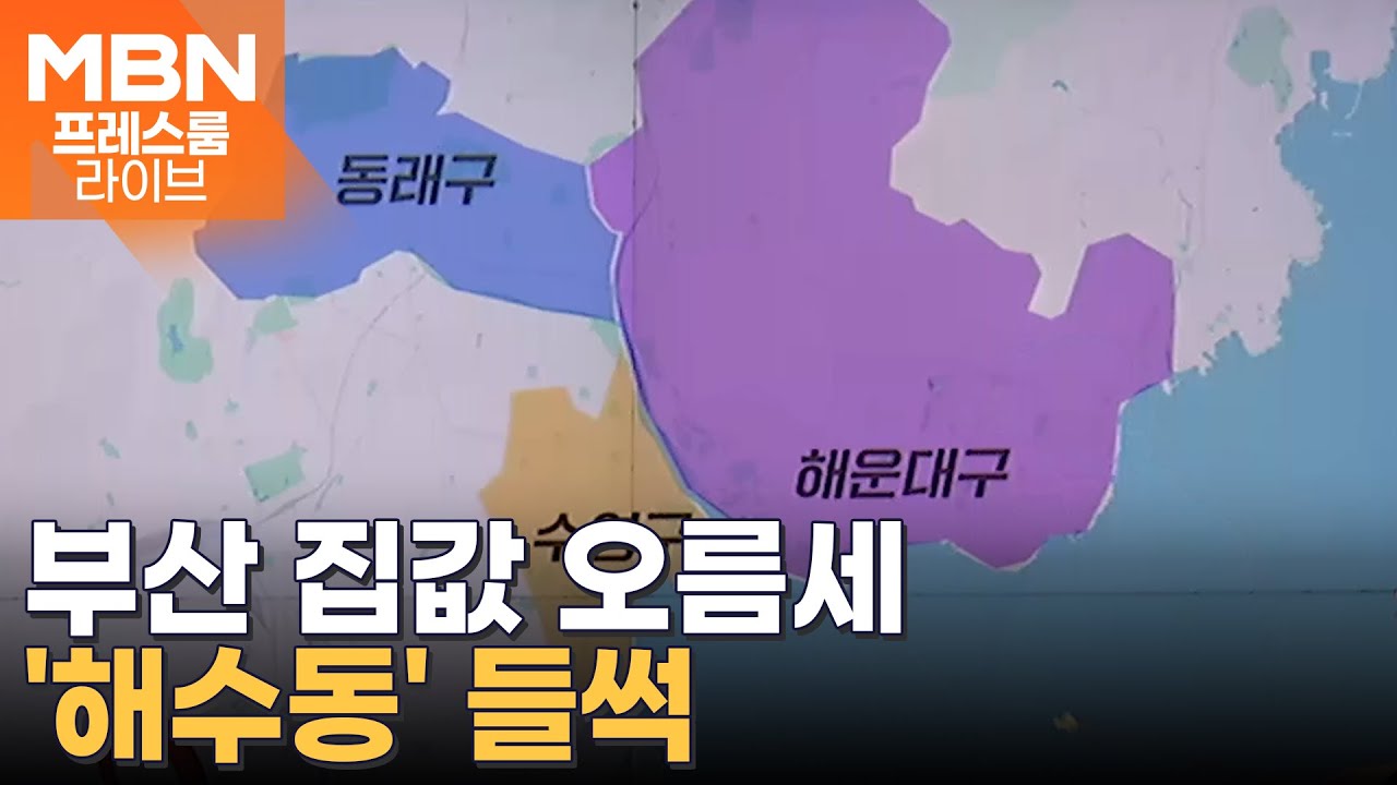 해수부 부산 이전에 '해·수·동' 집값 들썩?…부산 아파트 거래량 4년 만에 최대 수준 [프레스룸 부동산경기시점]