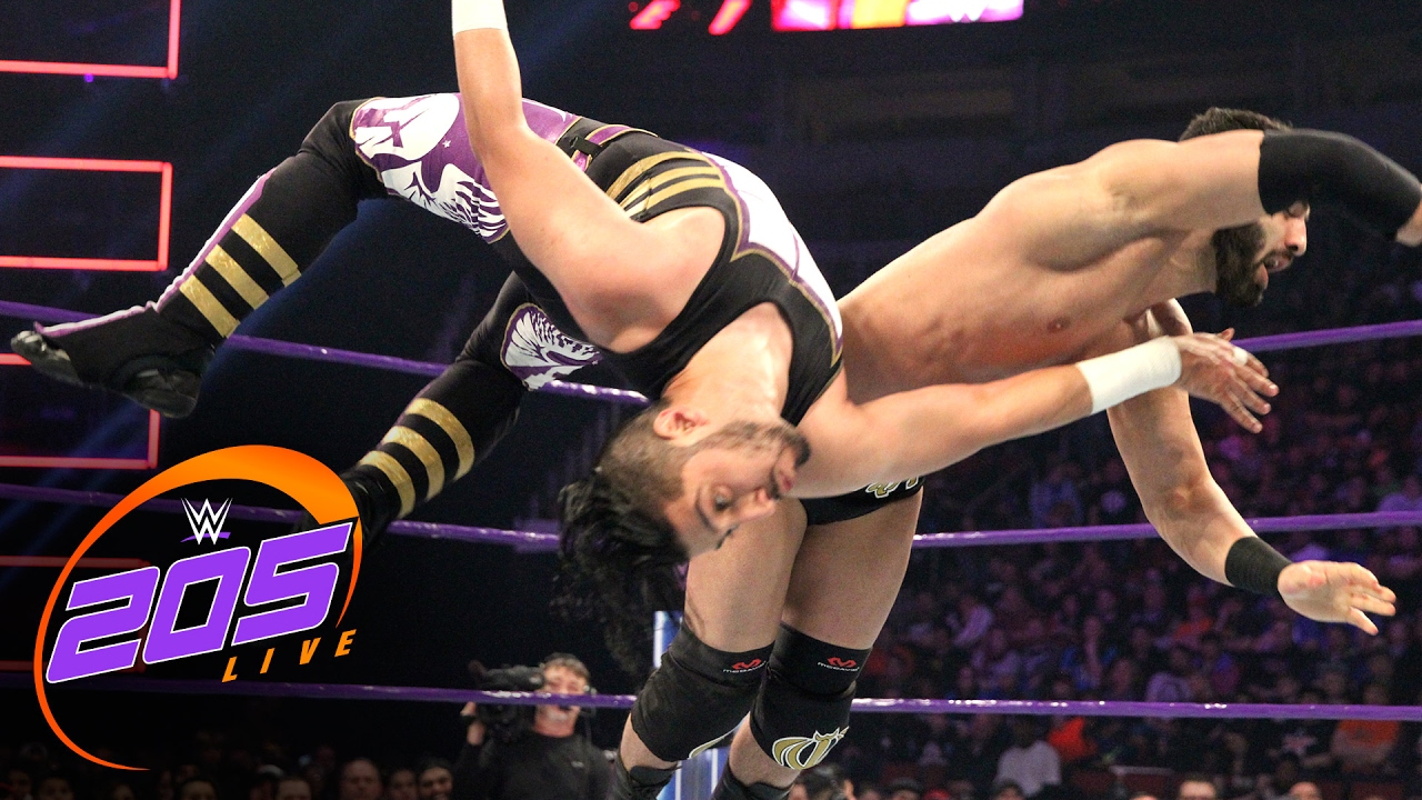 Мустафа Али против Арии Дайвари: WWE 205 Live: 7 февраля 2017 г.
