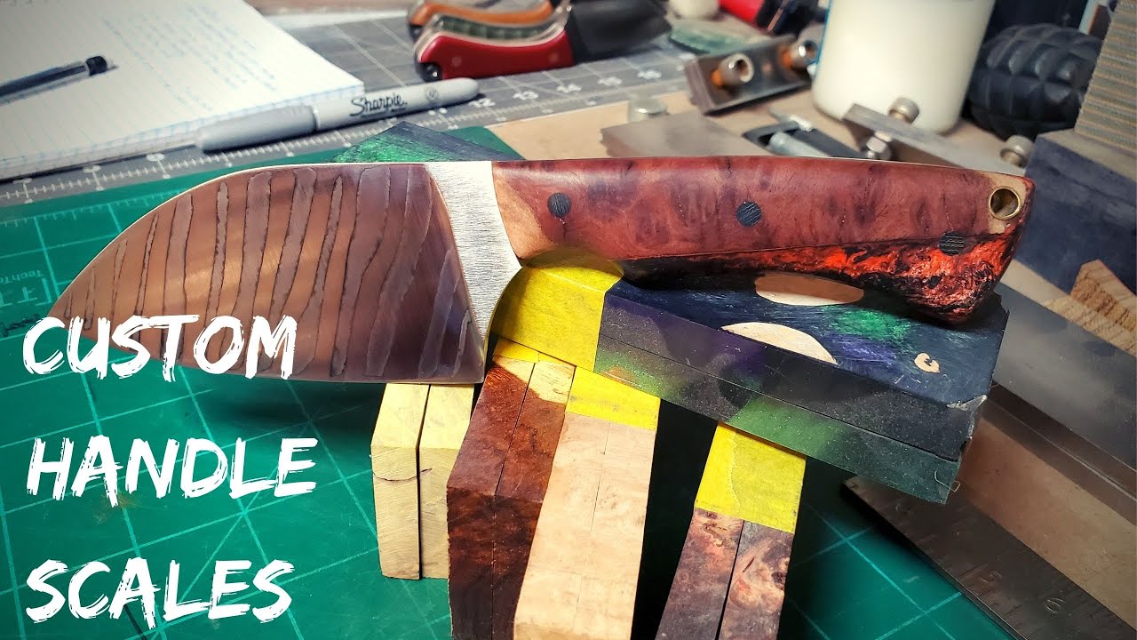 Shaping Custom Handle Scales | Knife Making | Vlog