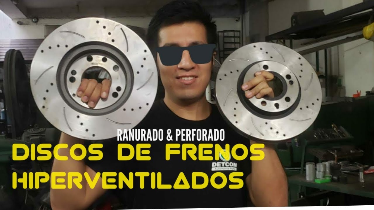 Como hiper ventilar discos de frenos CORRECTAMENTE ! Ranurado y perforado CNC