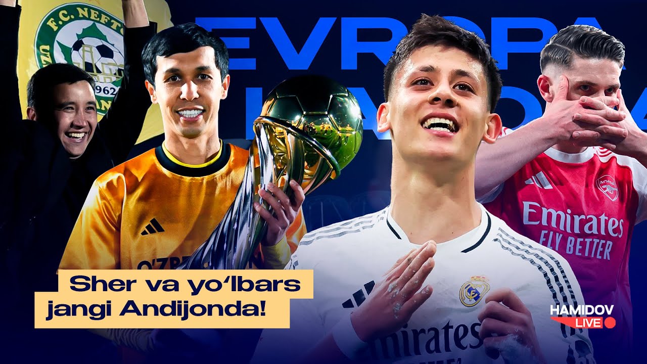 Фарғона тонг отгунча/ “Арсенал” чемпионми?!/ “Реал” ва “Барса”дан ЧЛга тараддуд/ Посбонсиз “Бавария”