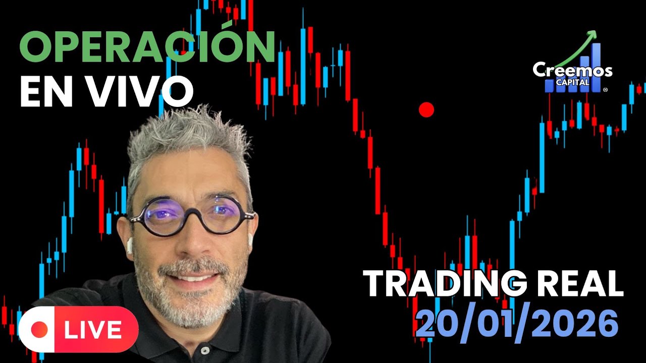 Operación de trading real en vivo Asia - Europa  20/01/2026