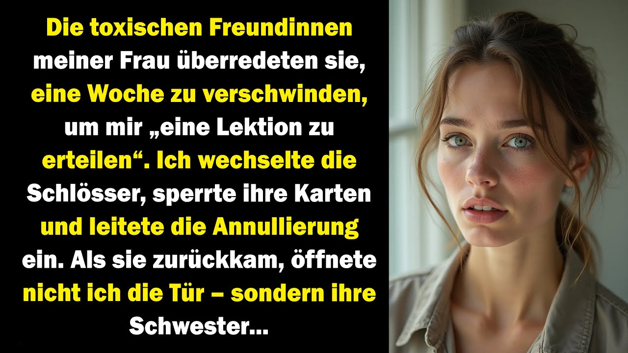 Sie verschwand eine Woche, um mir eine „Lektion“ zu erteilen – ich beendete die Ehe für immer