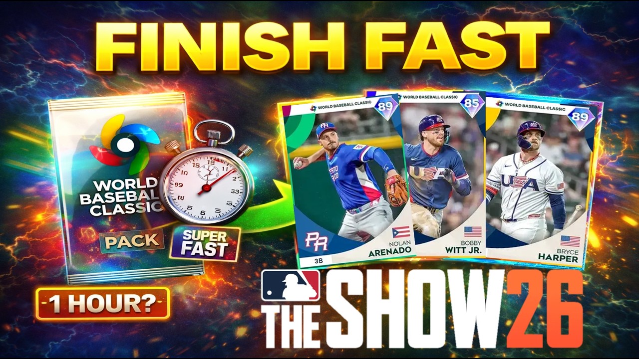 Самый быстрый способ завершить программу WBC в MLB The Show 26.