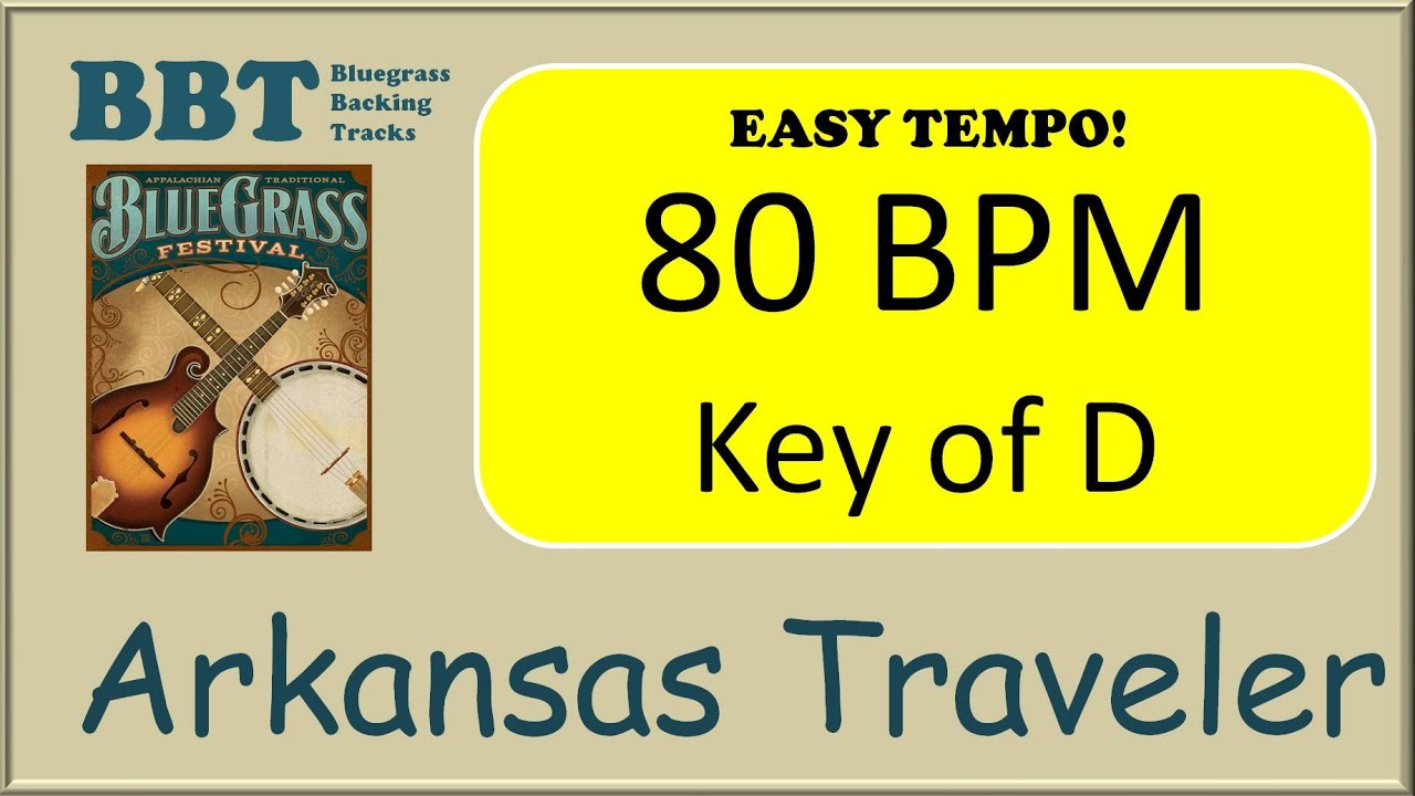 Arkansas Traveler  - bluegrass backing track 80