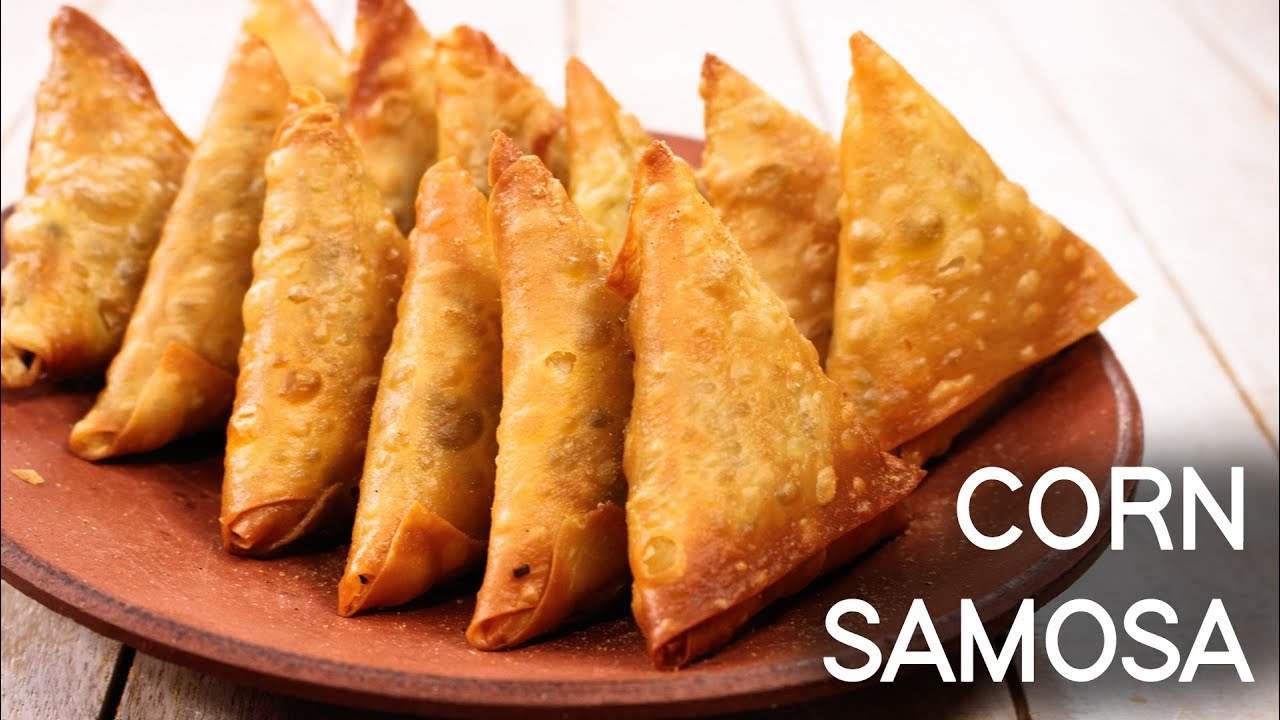 Corn Samosa - Hyderabadi Irani Crispy Snack Recipe | CookingShooking