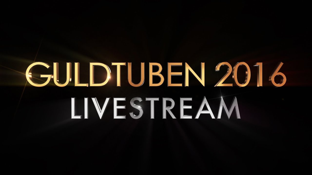 Guldtuben 2016 LIVE kl. 20.30 #guldtubendk2016