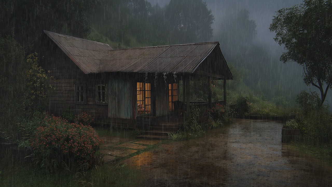 Peaceful Rainstorm for Sleeping | Stress Relief and Deep Relaxation