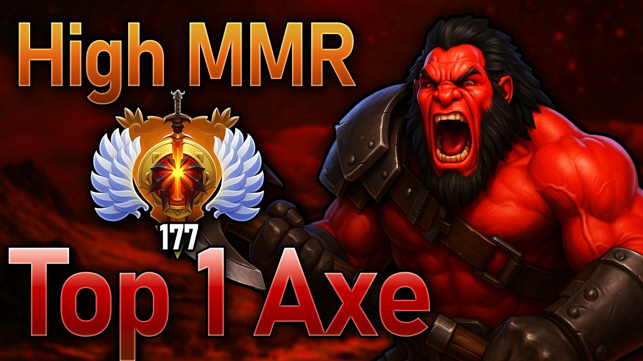 High MMR Axe Gameplay That Makes Offlane Look EASY | Dota 2 7.41c