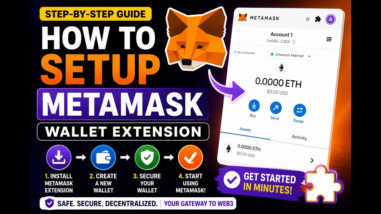 How to Set Up MetaMask Wallet Extension | Complete Beginner Guide