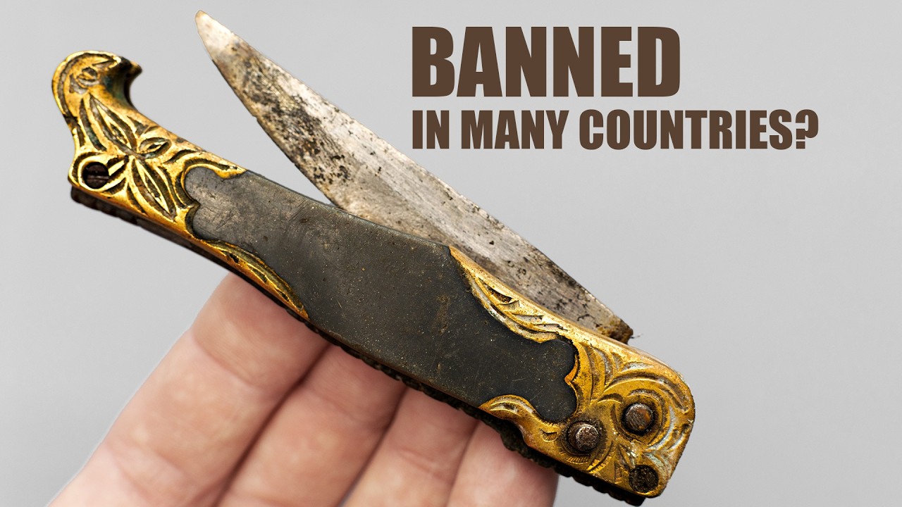 Illegal Knife Restoration | Antique Switchblade ASMR