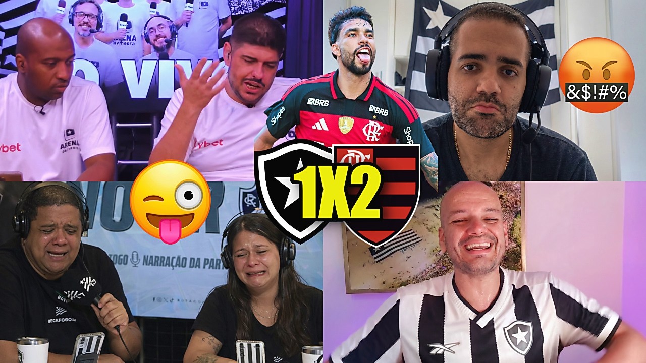 ÍMPOSSÍVEL NÃO RIR! REAÇÕES DOS TORCEDORES BOTAFOGUESES COM ELIMINAÇÃO! BOTAFOGO 1X2 FLAMENGO|
